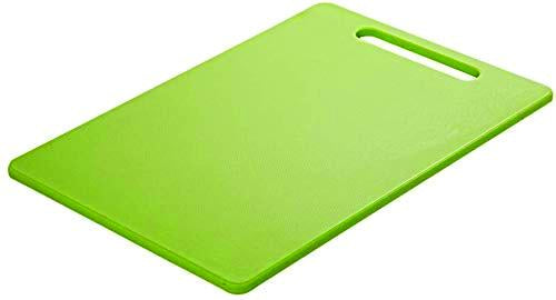 Wukusy plastic kitchen chopping board with a large surface for chopping vegetables and preparing food.