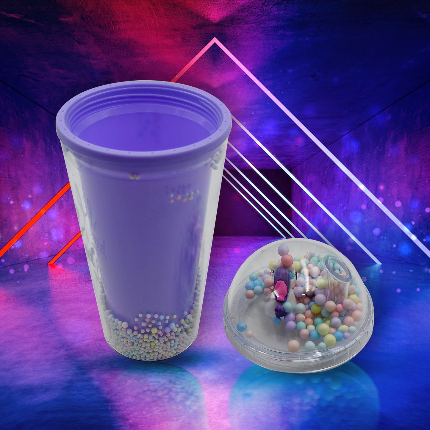 6883a Design Printed Sipper Bottle With Toy Led Glow Light Double Wall Sipper Glass Water Bottle Sipper Bottle With Straw For Girls And Kids For Boys And Girls Schooltuitiongym (Pack Of 1)