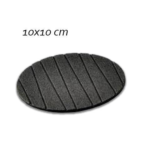 Set of six Wukusy round silicone coaster mats for cups, tea, coffee, and wine, ideal for home use.