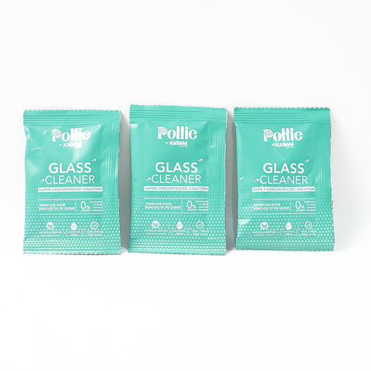 Pollic Kadam Concentrated Glass Mirror Cleaner Refill Kit With Reusable Spray Bottle