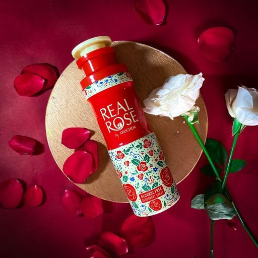 Real Rose Alcohol Free DeoDorant Spray 200ml (Pack of 2)