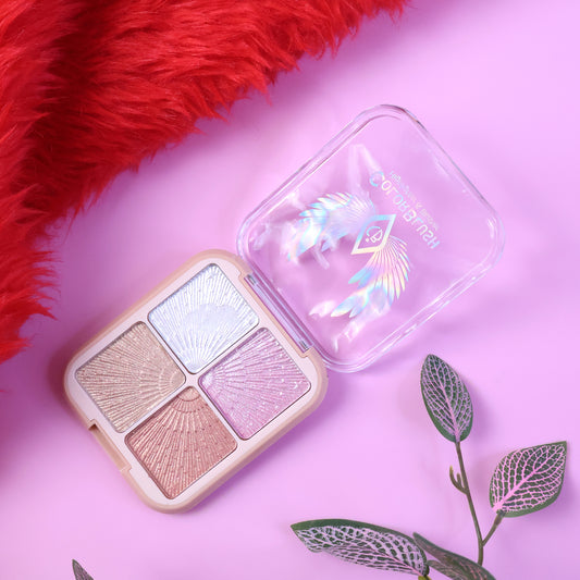 4-in-1 Shimmer Highlighter Illuminator Palette (12 Gm 1 Pc)