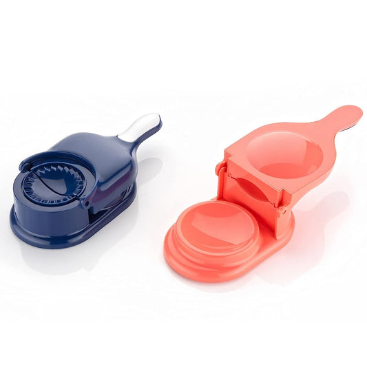 5302 Dumpling Press Mould For Gujiya Ghughra Momos Making 2 In 1 Dumpling Maker Mould Machine Kitchen Dumpling Making Tool