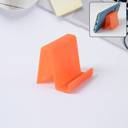 Colorful plastic mobile phone stand with angled support, durable design, perfect for hands-free use, by Wukusy mobile accessories.