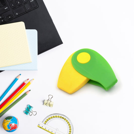 Wukusy Flair Creative Spinner Dust-Free Non-toxic Eraser for kids, colorful office stationery, ideal for school and birthday gifts.