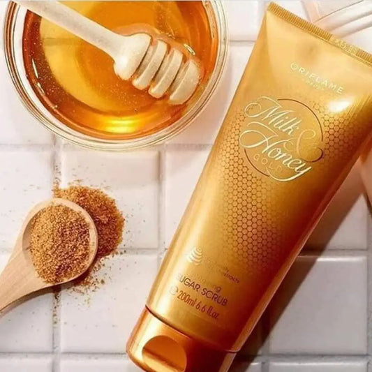 Oriflame Milk & Honey Gold Smoothing Sugar Scrub 200g (Pack of 1)
