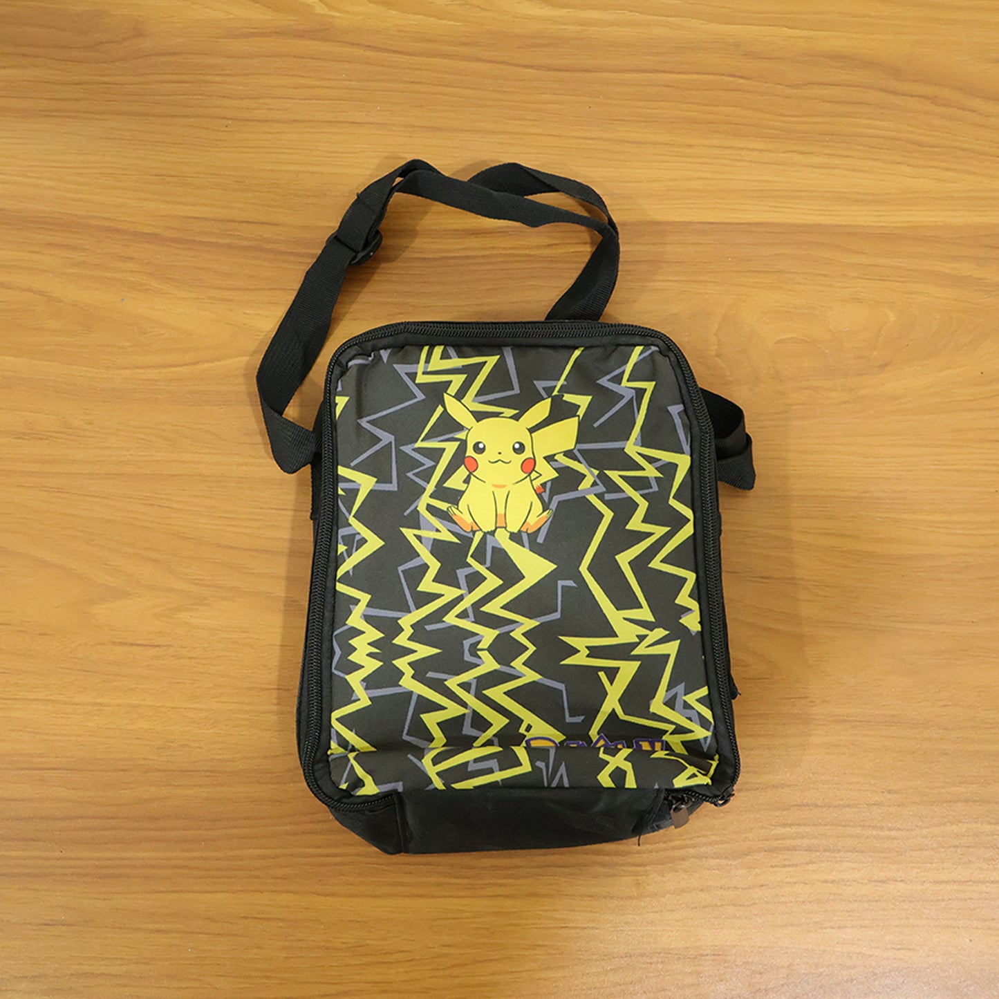 Kids Cartoon Print Lunch Bag With Adjustable Strap (1 Pc 19x24 Cm)
