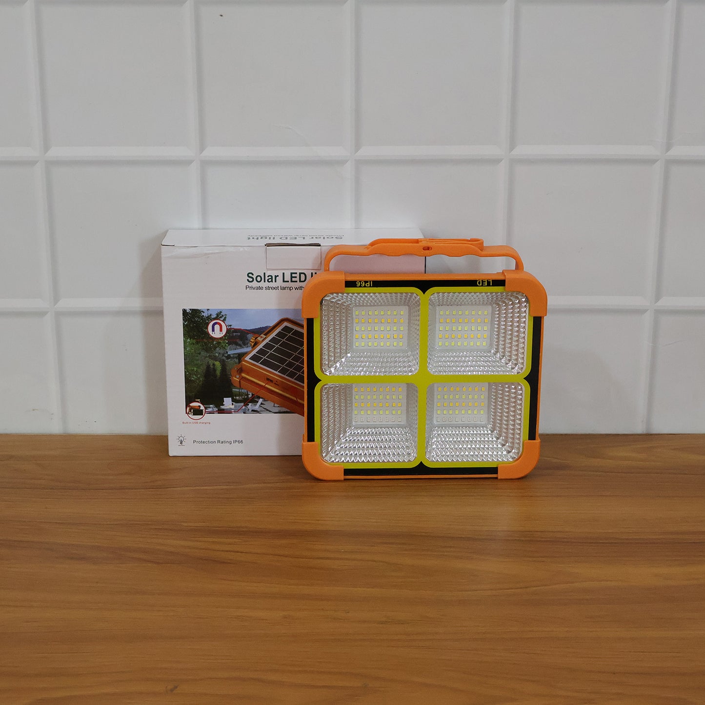 High Power Solar Led Flood Light (1 Pc 12000mah)