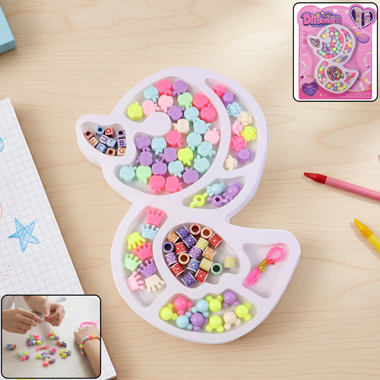 Diy Kids Beading Jewelry Making Craft Kit (1 Set)