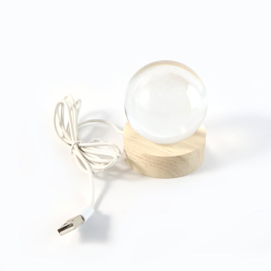 3d Crystal Ball Lamps With Base (1 Pc)