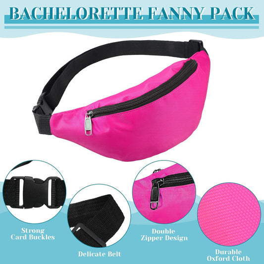 Adjustable Waist Bag 1 Pc Lightweight Travel Fanny Pack With Zipper