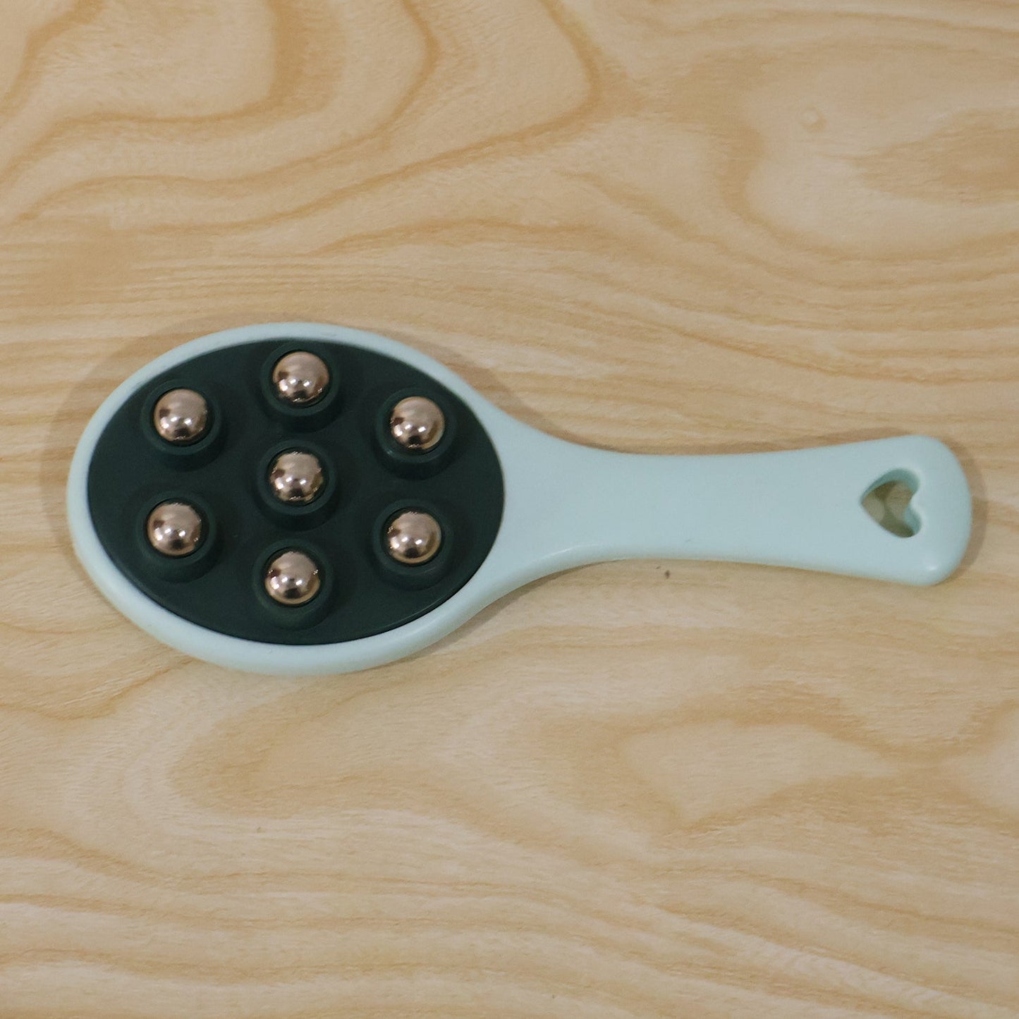 Handheld Roller Ball Body Massager With 7 Steel Balls For Relaxation (1 Pc)