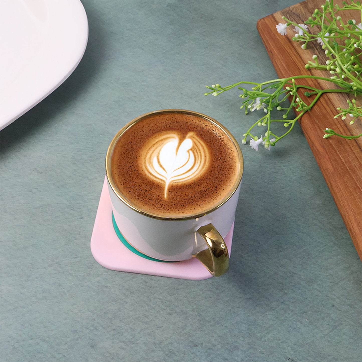 Premium Silicone Drink Coaster (1 Pc 88 Cm Mix Design)