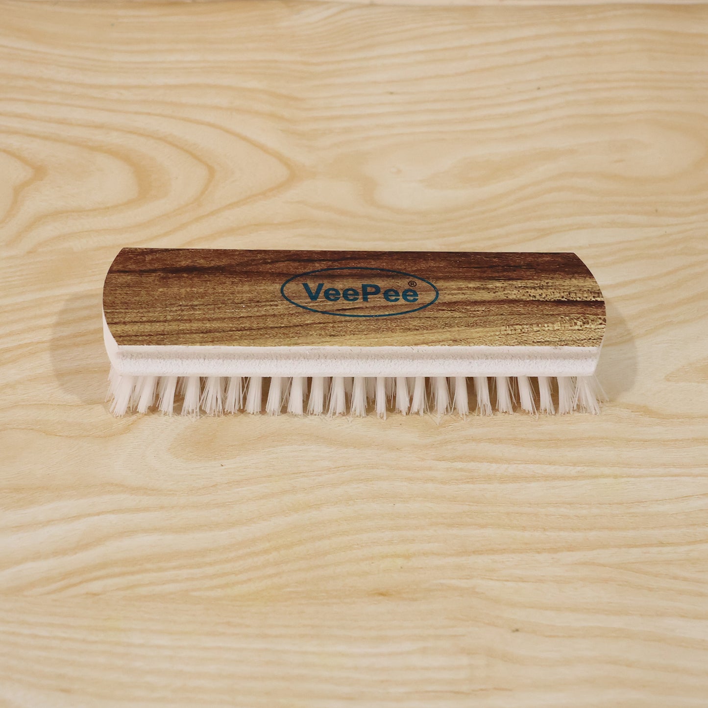 Veepee Cloth Washing And Cleaning Scrub Brush (1 Pc) Heavy-duty Bristles With Wooden Finish Handle