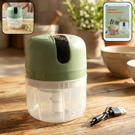 Mini Electric Food Processor Vegetable Chopper Garlic Chopper Machine (250 Ml)