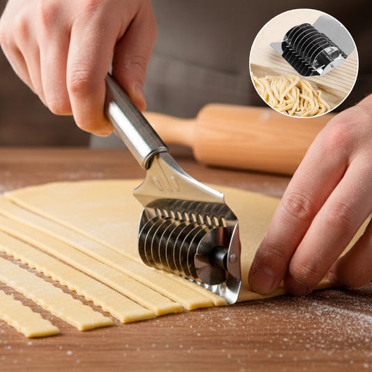 Manual Multi-blade Dough Cutter Roller (1 Pc)
