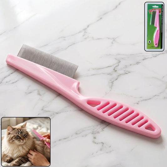 Pet Dog Hair Removal Tool Grooming Comb For Shedding Fur Cleaning (1 Pc)