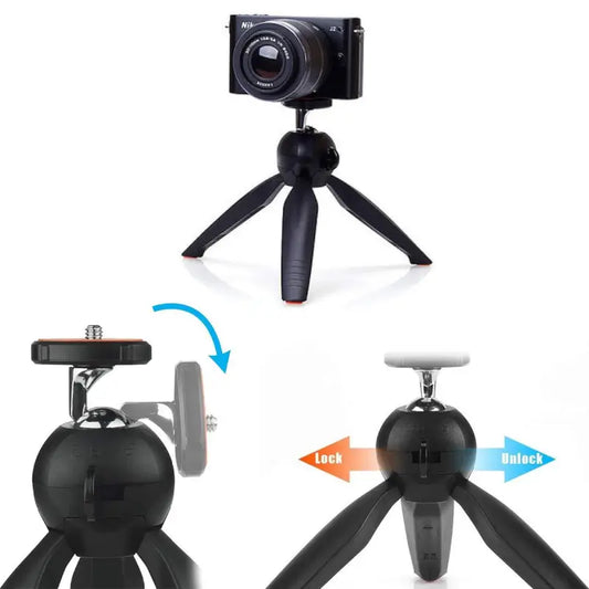 Universal Mini Tripod Gimbal for Smartphones and Cameras Compact, Lightweight, and Adjustable