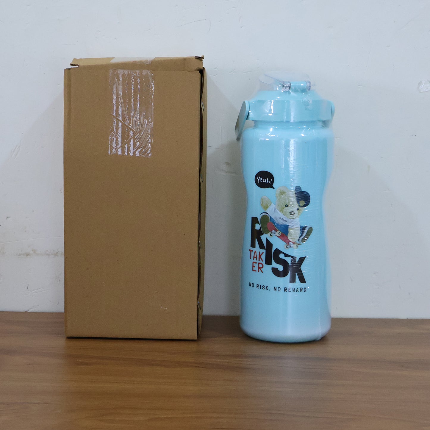 Risk Taker Printed Water Bottle 2000ml + 900ml + 300ml - (3 Pc Set)