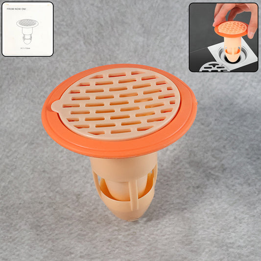 Bathroom Kitchen Plastic Drain Strainer (1 Pc)