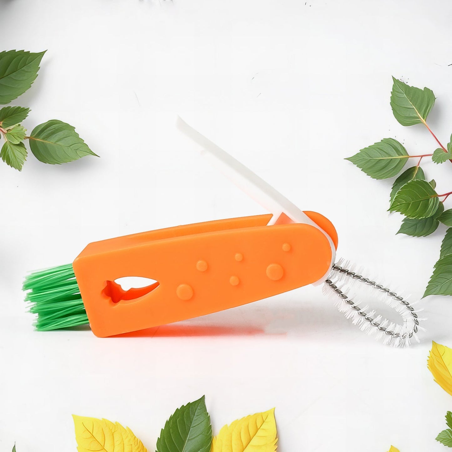 6483 3 In 1 Multifunctional Cleaning Brush Mini Glass Cover Cleaning Brush Bottle Cleaning Brush Set Cup Cleaner Brush Bottle Cap Detail Brush For Bottle Cup Cover Lid Home Kitchen Washing Tool (1 Pc)