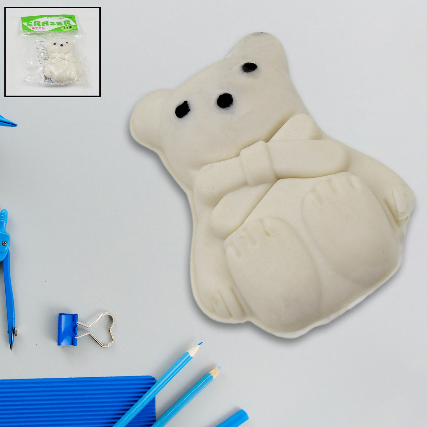 Cartoon Design Eraser (1 Pc Mix Design)