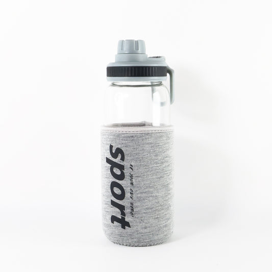 Sports Water Bottle With Protective Sleeve - (1 Pc 700 Ml)