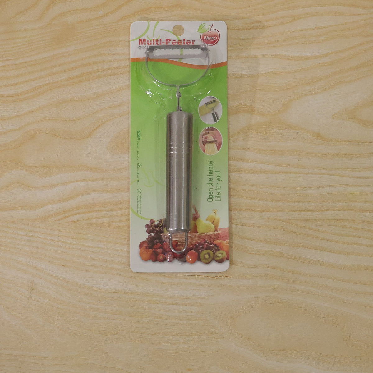 Stainless Steel Vegetable And Fruit Peeler With Swivel Blade For Kitchen (1 Pc)