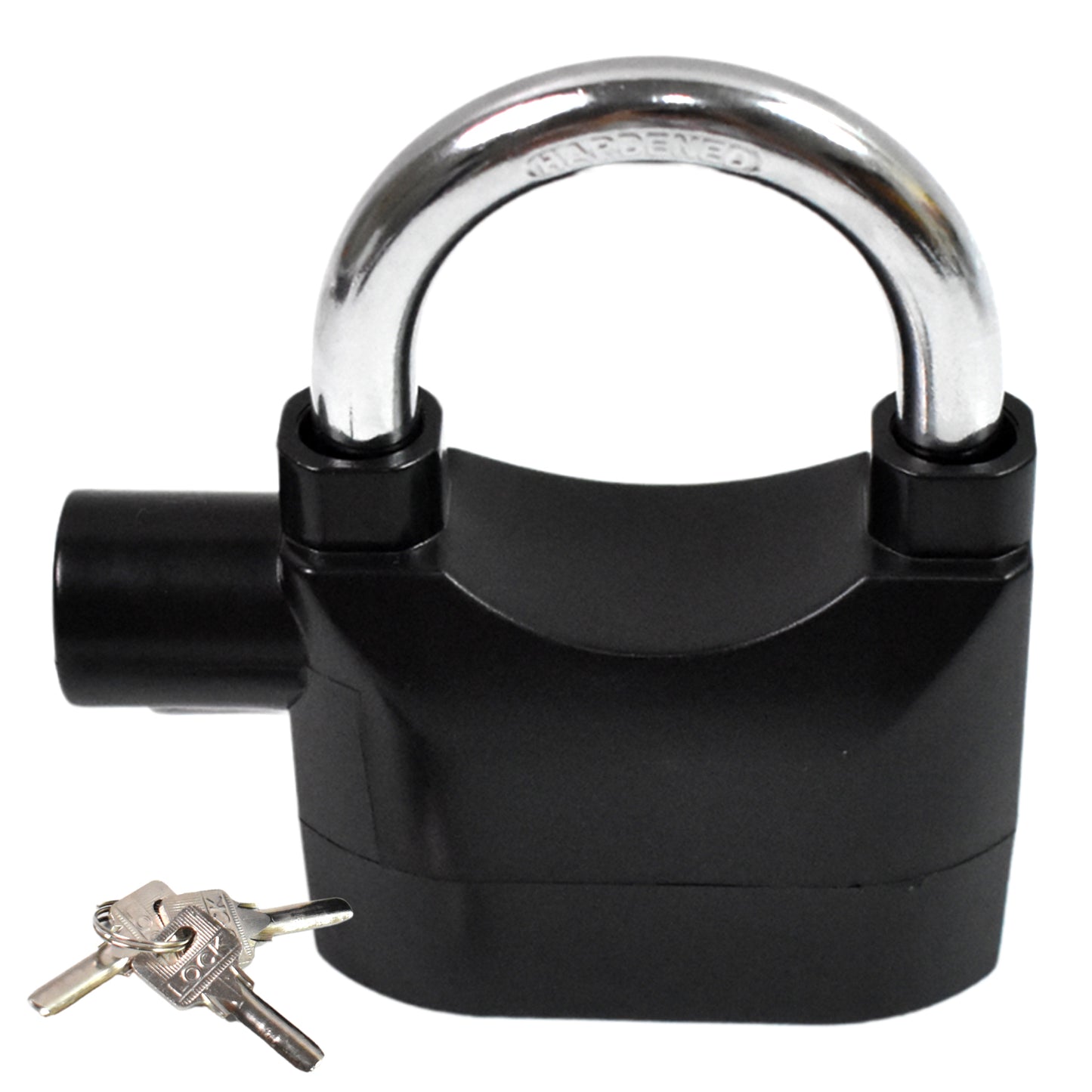 Plastic Body Waterproof Siren Alarm Smart Alarm Lock 3 Keys (1 Set)