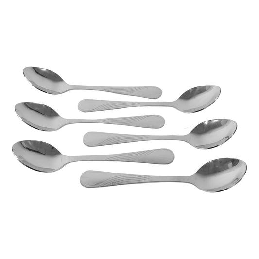 Supermom Diamond Stainless Steel Dining Spoon (6 Pc Set)