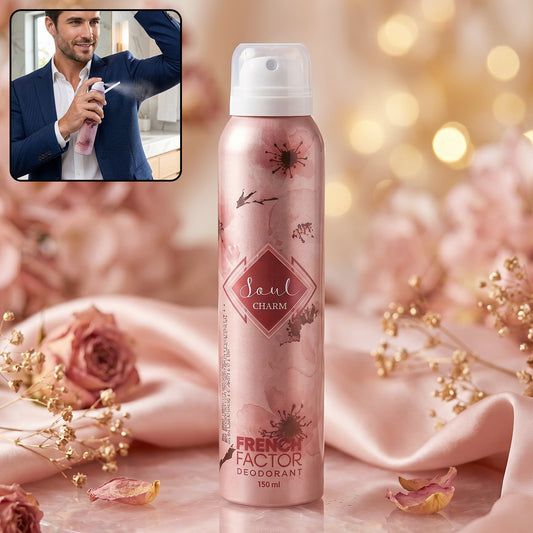 French Factor Soul Charm Deodorant Body Spray (1 Pc 150 Ml)