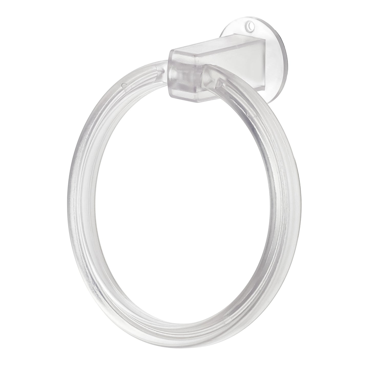 Unbreakable Abs Round Towel Ring Wall Mounted Stand Holder (1 Pc)