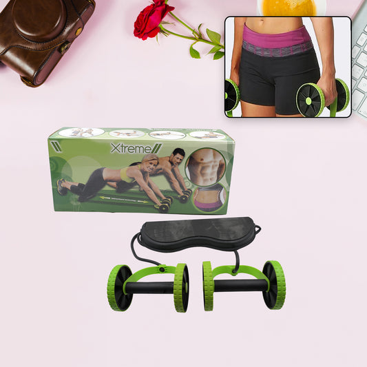 7246 Professional Fitness Imported Ab Builder Ab Care Xtreme Fitness Resistance Exerciser Resistance Tube Ab Slimmer Rope Exerciser Body Building Home Gym Trainer For Both Men Women (1 Pc)