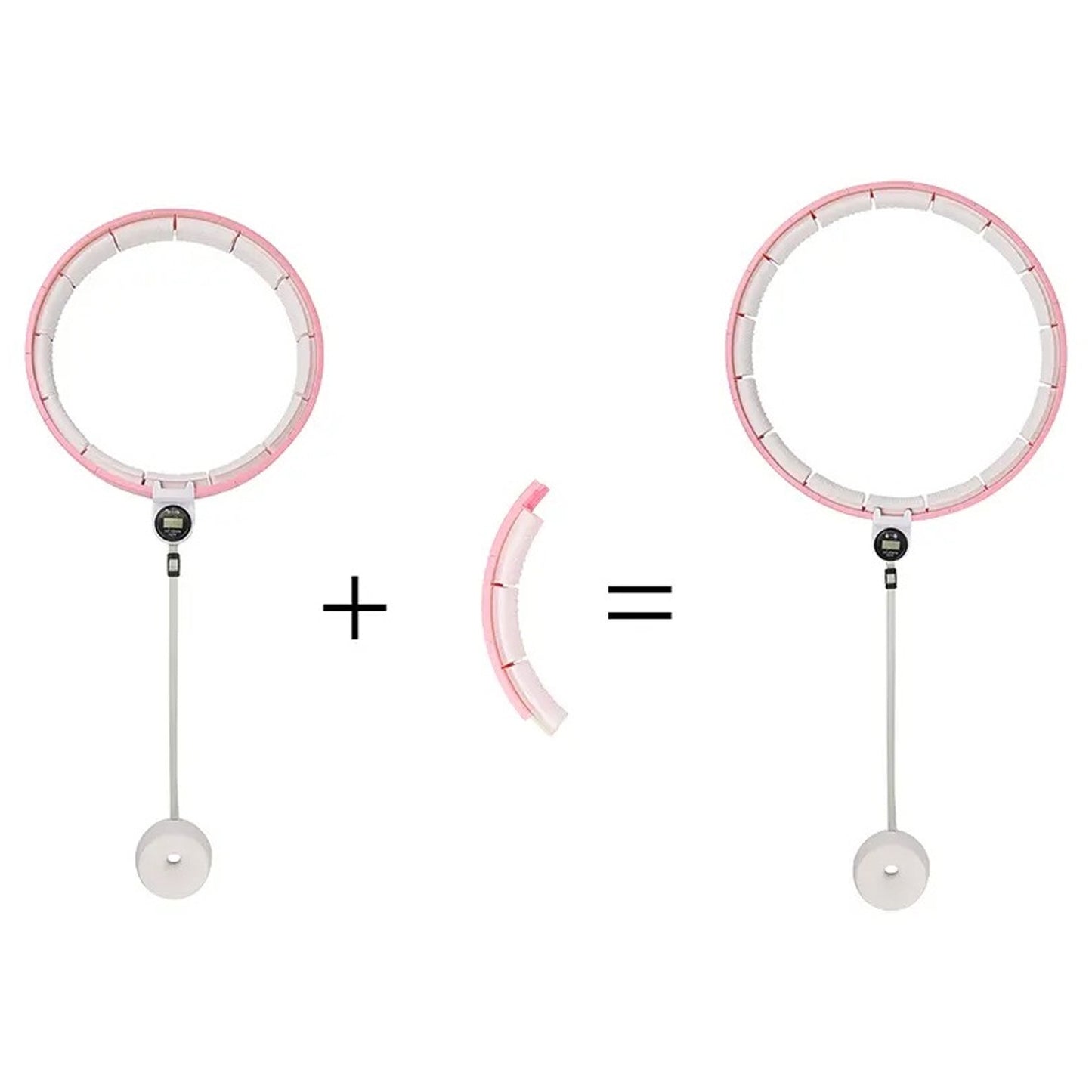 8021 Fitness Adjustable Detachable Fitness Hula Hoop Ring Smart Round Count Weight Loss Gym Equipment Exercise Smart Hula Hoops