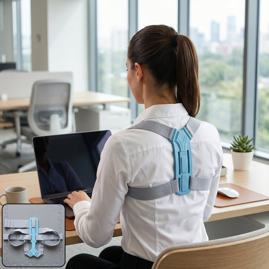 Ergonomic Adjustable Back Posture Corrector Support Belt (1 Pc Mix Size Design)