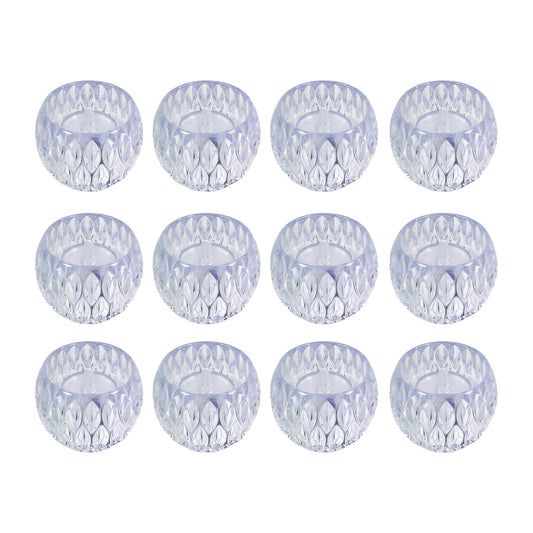 Set Of 12 Crystal Style Led Decorative Lamps Candle