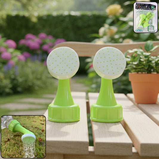 Bottle Watering Nozzle For Plants Garden Water Sprinkler Head (2 Pc)