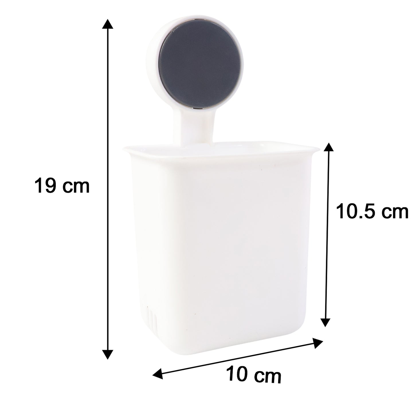 Wall-mounted Toothbrush Bathroom Storage Organizer (1 Pc)