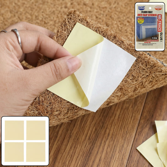 Anti Slip Mat Grippers Reusable Floor Mat Fixing Stickers For Safety