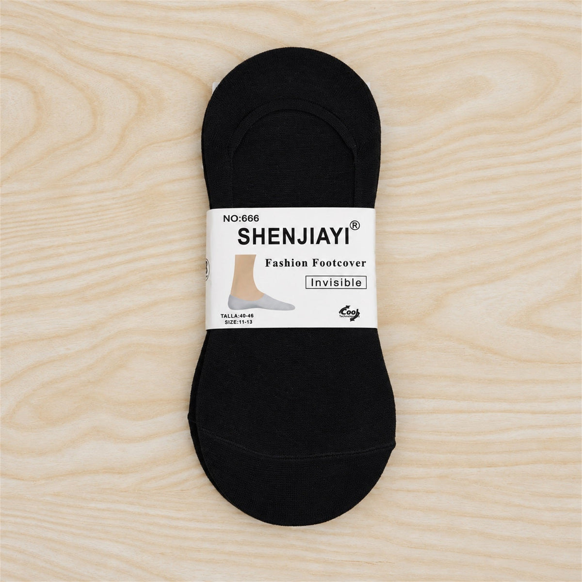 Set of three Wukusy invisible low cut loafer socks, comfortable and discreet for everyday wear, shown on a neutral background.