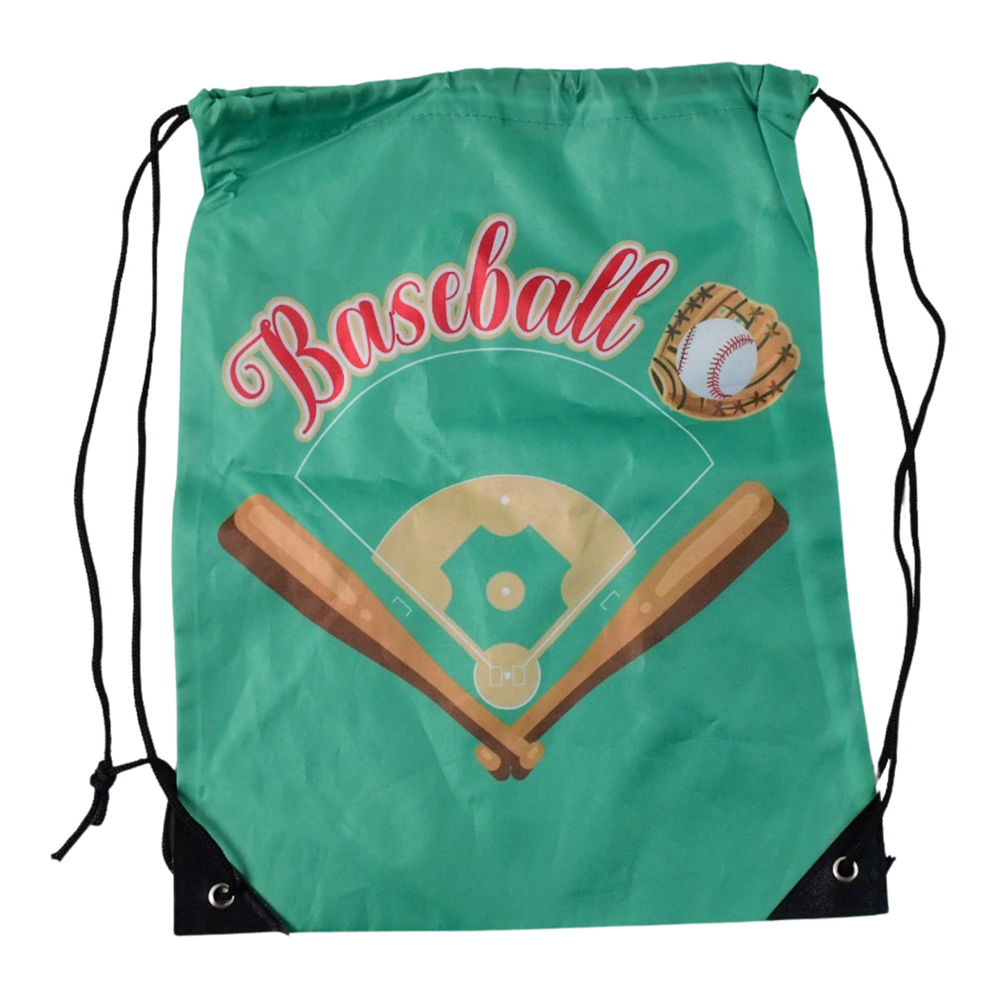 Water-resistant Nylon Drawstring Backpack Bag (1 Pc)