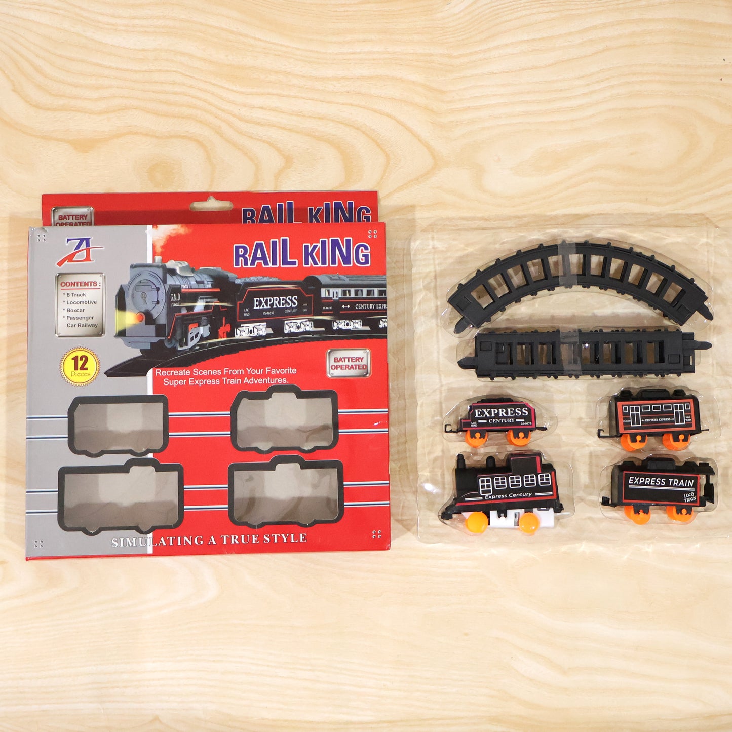 Battery Opera Express Train Track Play Set With Lights Sounds (1 Set)