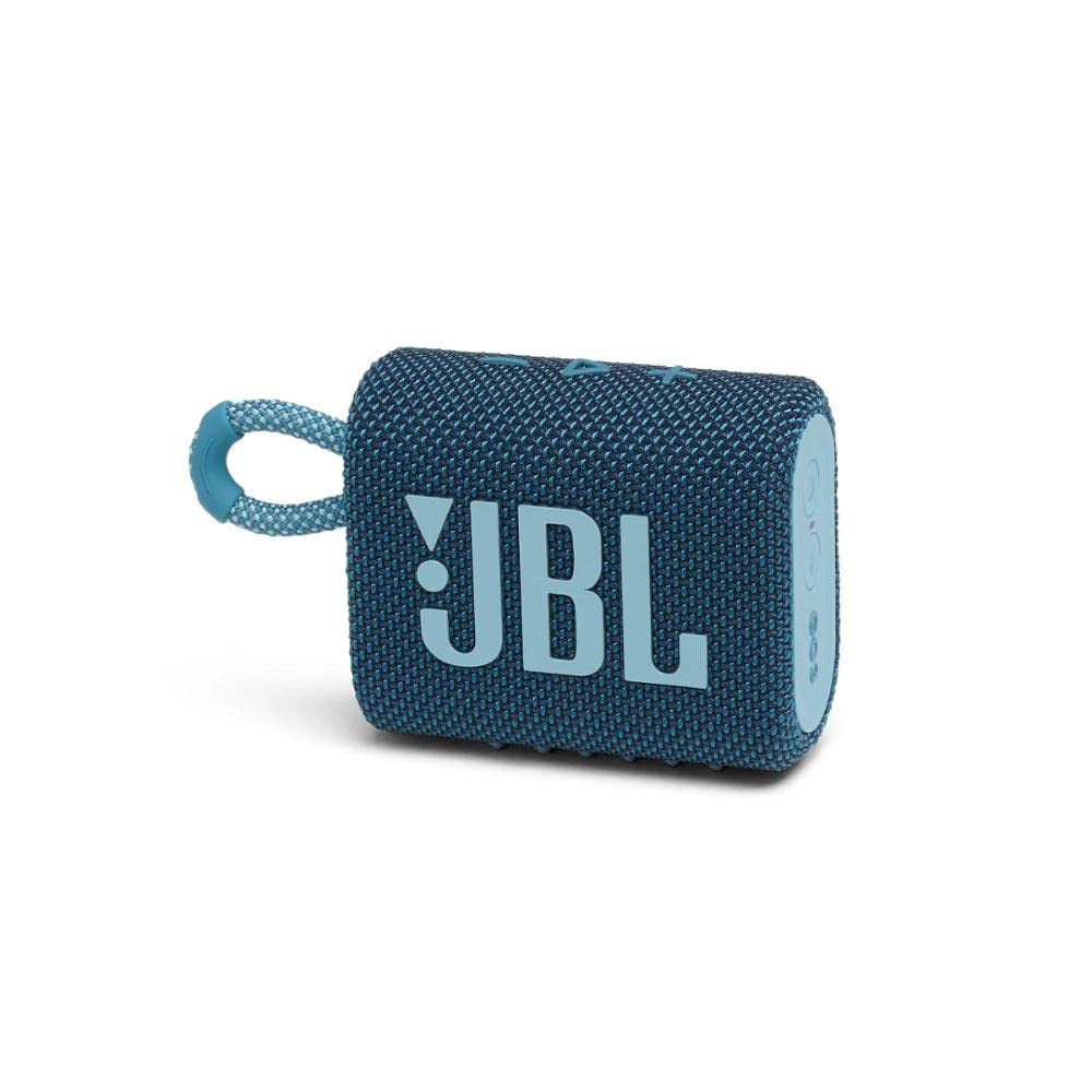 JBL Go 3 IP67 Water & Dust Resistant 4.2 W Bluetooth Speaker (Eco Blue, Mono Channel)