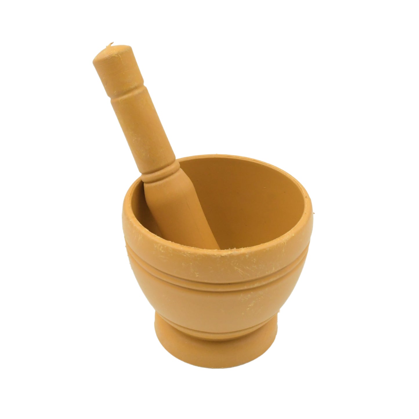 7193 Mortar And Pestle Set For Spices Okhli Masher Khalbatta Kharal Mixer Natural Traditional Grinder And Musal Well Design For Kitchen Home Herb