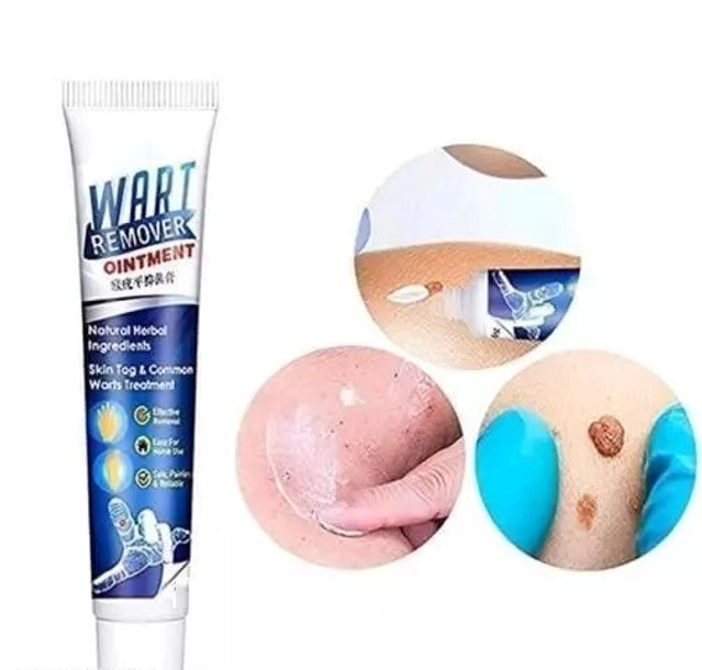 Set of three Wart Remover Cream heat patches by 1361, 100g each, displayed on a neutral background.