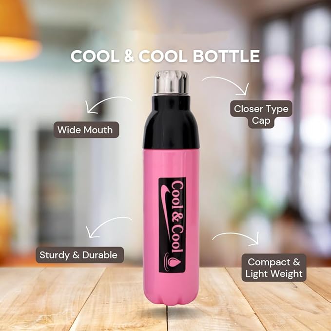 Plastic insulated water bottle by Drpshippr, 1000 ml capacity, with a sleek design perfect for keeping beverages cold or hot.