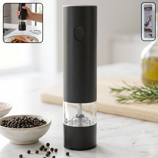 Electric Pepper Grinder Usb Rechargeable One Touch Operation