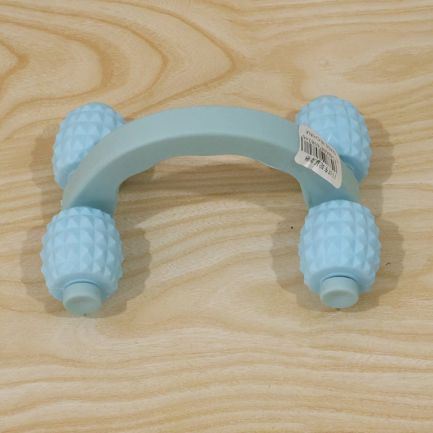 Handheld 4 Roller Body Massager For Muscle Relaxation Arms Legs And Back (1 Pc)