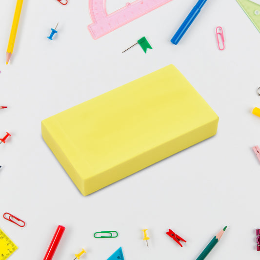 Stylish Wukusy office eraser with mixed colorful design, single piece for precise and clean erasing on paper.