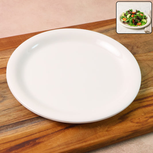 Plastic Round Dinner Serving Plate 19 Cm (1 Pc)